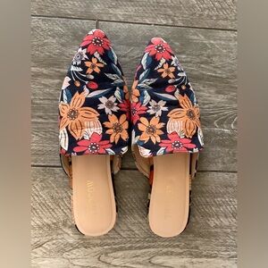 Colorful Floral Women's Mules